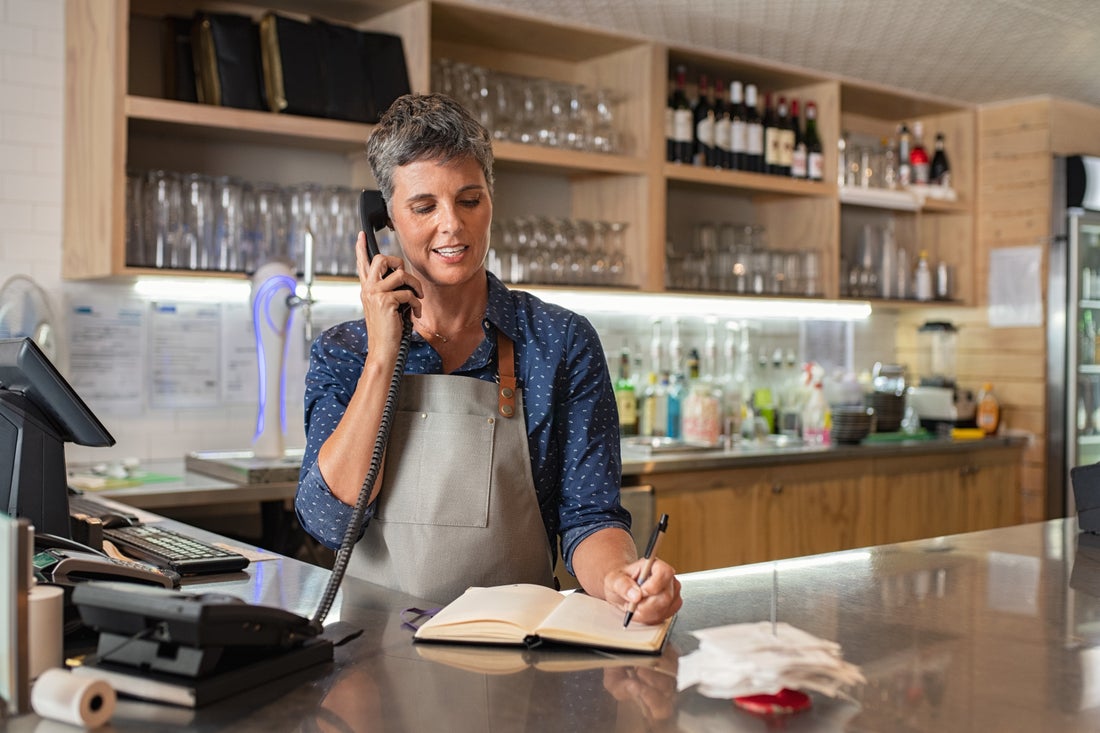 a person sitting at a table